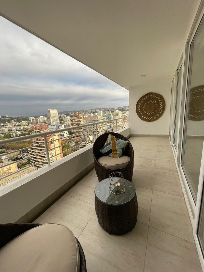 Departamento De Lujo Estacionamiento Privado Y Cocina Integral Vina del Mar Exterior foto